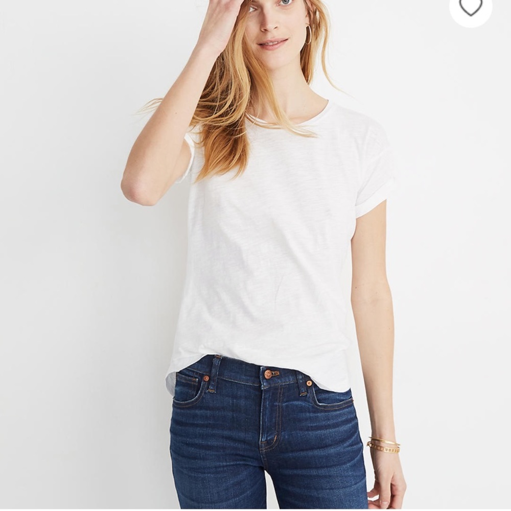 Madewell Whisper Cotton Crewneck Tees: Bundle of Three